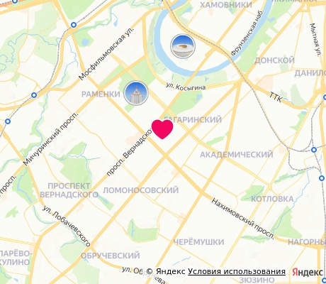 На карте