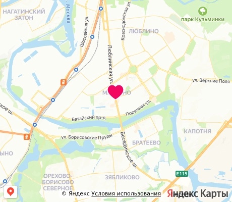 На карте