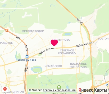На карте