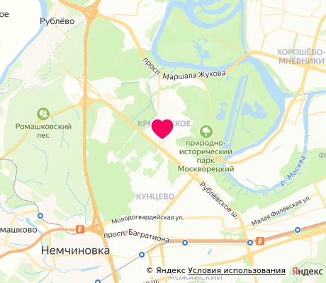 На карте