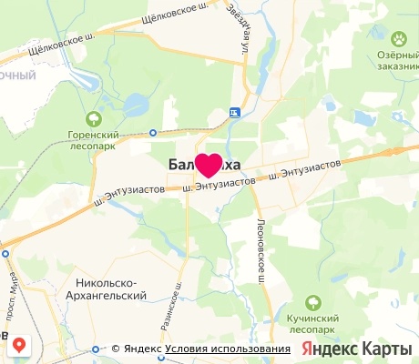 На карте
