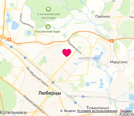 На карте