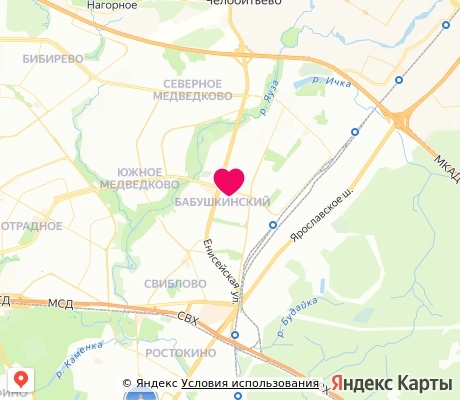 На карте