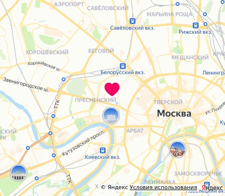 На карте