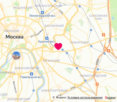 На карте