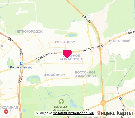 На карте
