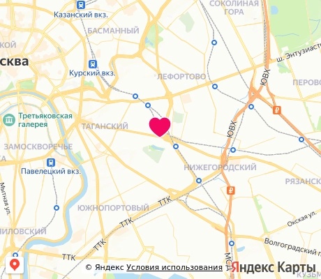 На карте