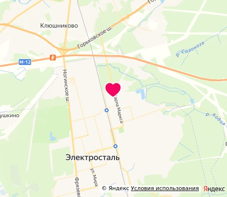 На карте