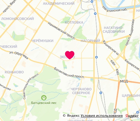 На карте