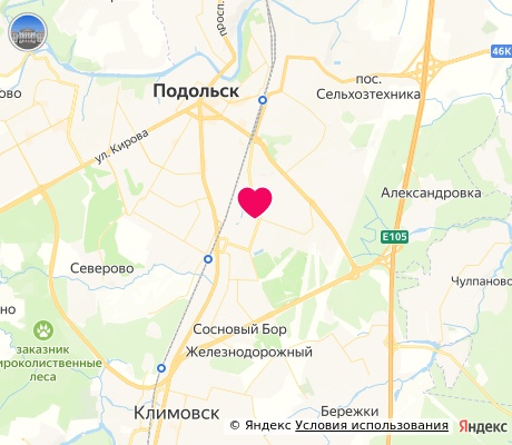 На карте