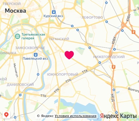 На карте