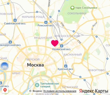 На карте