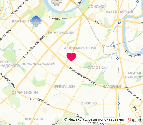 На карте
