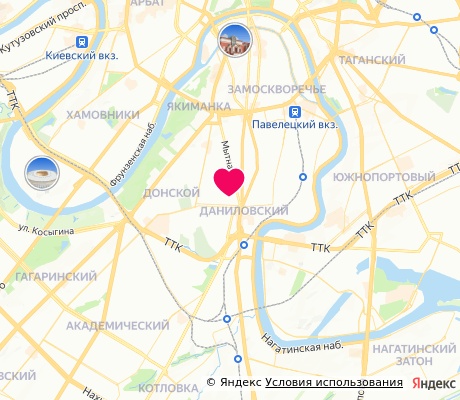 На карте