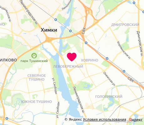 На карте