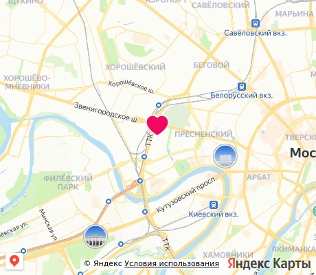 На карте