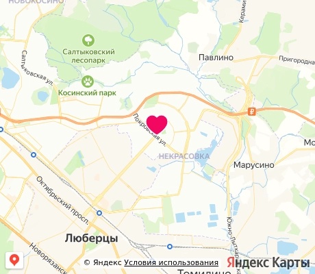 На карте