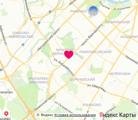 На карте