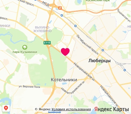 На карте