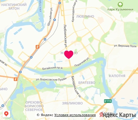 На карте