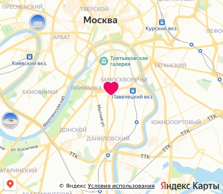 На карте