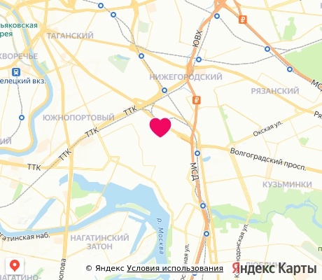 На карте