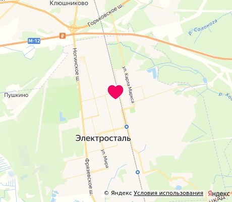 На карте
