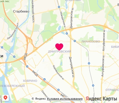 На карте