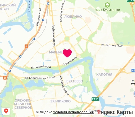 На карте