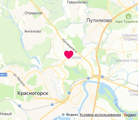 На карте