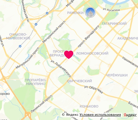 На карте