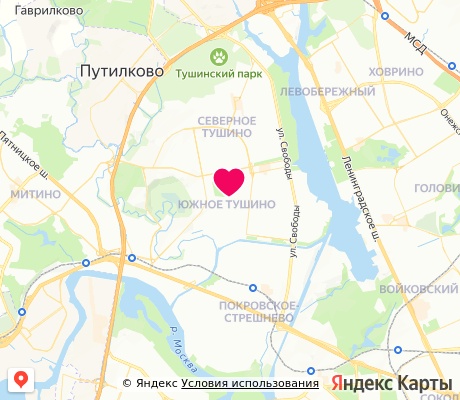 На карте