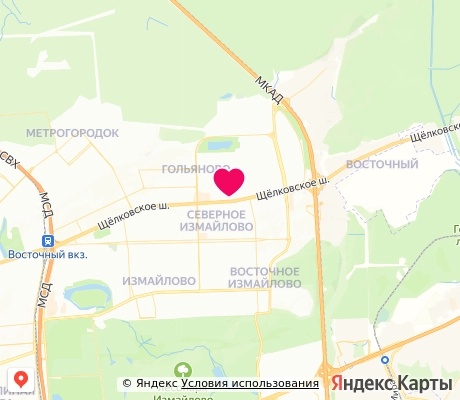 На карте