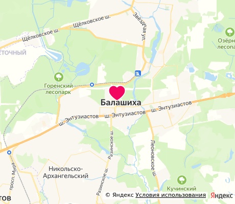 На карте