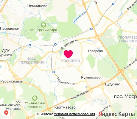 На карте