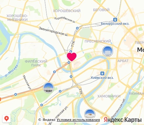 На карте