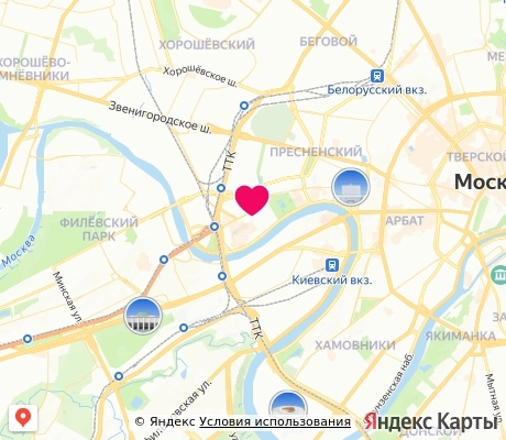 На карте