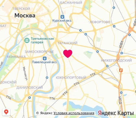 На карте
