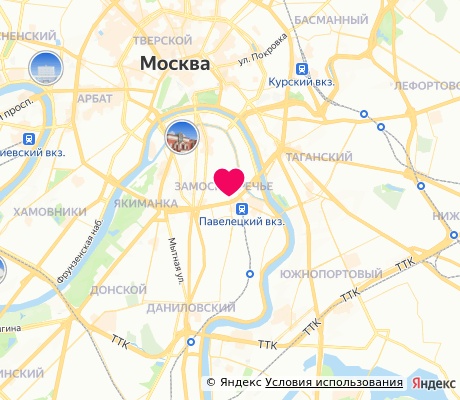 На карте