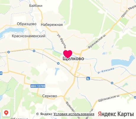 На карте