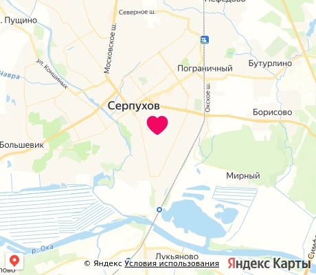 На карте