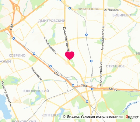 На карте