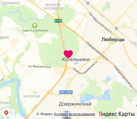 На карте