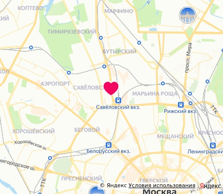 На карте