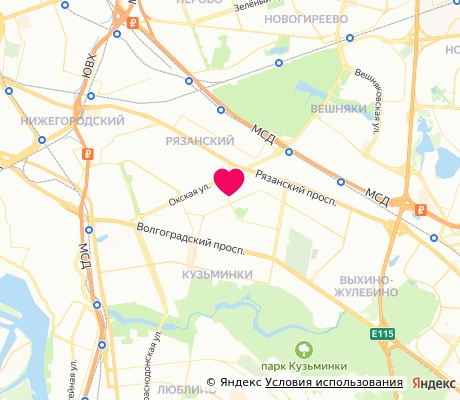 На карте
