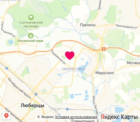 На карте