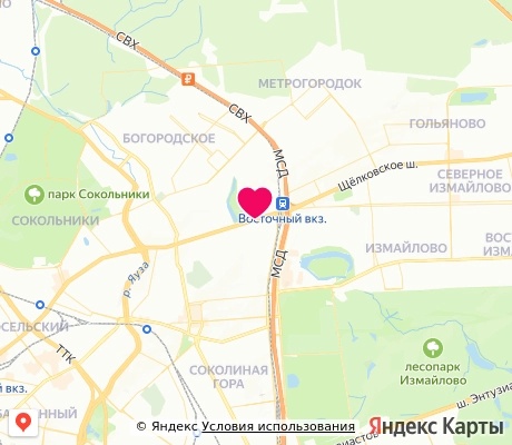 На карте