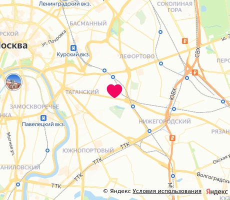 На карте