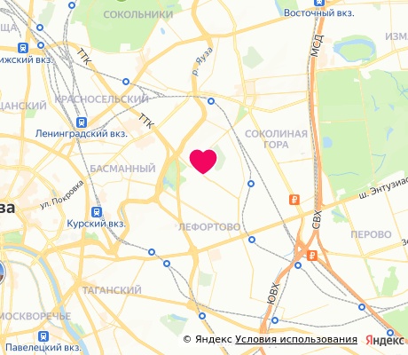 На карте