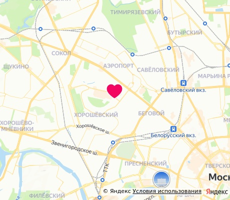 На карте